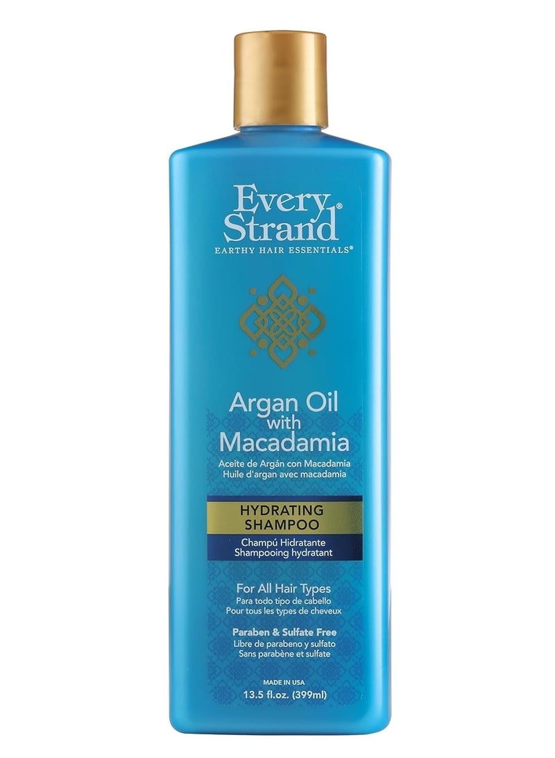 إيفري ستراند شامبو مرطب بزيت الأرغان والمكاديميا لجميع أنواع الشعر 399 مل - Image 1